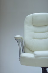 Image showing white office chair