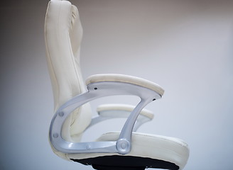 Image showing white office chair