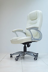 Image showing white office chair