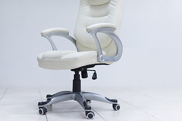 Image showing white office chair