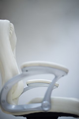 Image showing white office chair