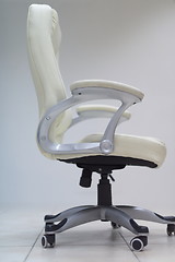 Image showing white office chair