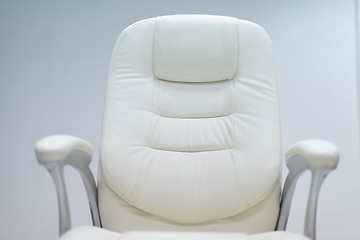 Image showing white office chair