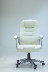 Image showing white office chair