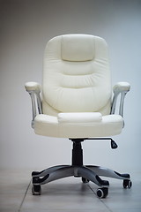 Image showing white office chair