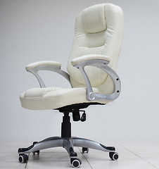 Image showing white office chair
