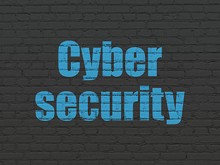 Image showing Privacy concept: Cyber Security on wall background