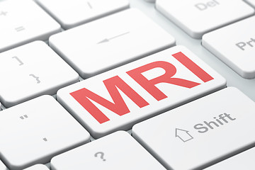 Image showing Health concept: MRI on computer keyboard background