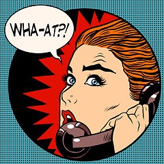 Image showing what a woman speaks on the phone