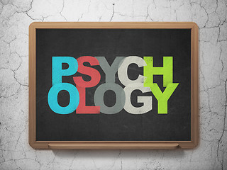 Image showing Medicine concept: Psychology on School Board background