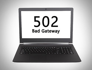 Image showing HTTP Status code - 502, Bad Gateway