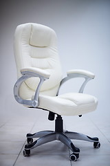 Image showing white office chair
