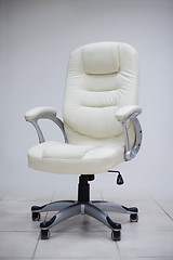 Image showing white office chair