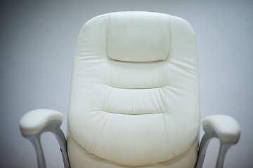 Image showing white office chair