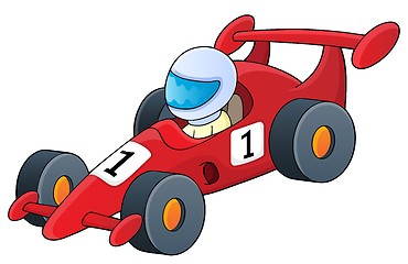 Image showing Racing car theme image 1