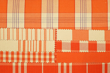 Image showing Plaid orange