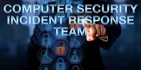 Image showing Touching COMPUTER SECURITY INCIDENT RESPONSE TEAM