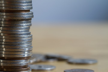 Image showing Stack of coins