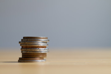 Image showing Stack of coins