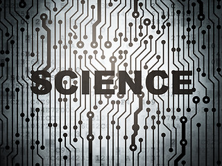 Image showing Science concept: circuit board with Science