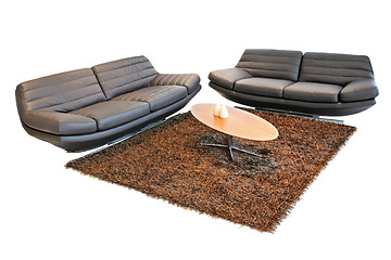 Image showing Sofas isolated