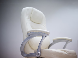 Image showing white office chair