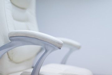 Image showing white office chair