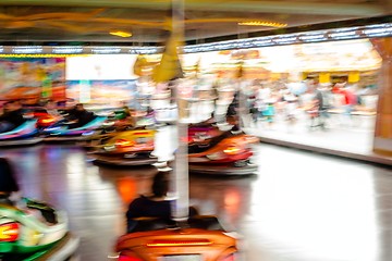 Image showing Bumper cars, 