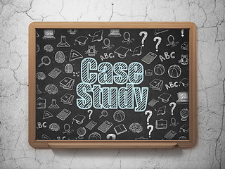 Image showing Education concept: Case Study on School Board background