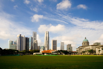 Image showing Singapore skyline

