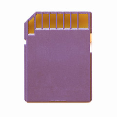 Image showing  Memory card vintage