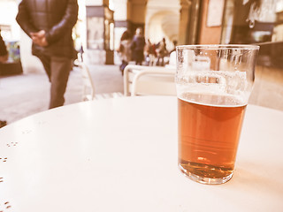 Image showing  British ale beer pint vintage