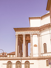 Image showing Gran Madre church Turin vintage