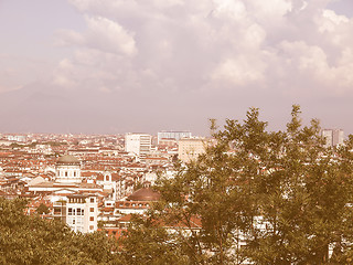 Image showing Turin view vintage