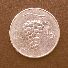 Image showing  Euro coin vintage