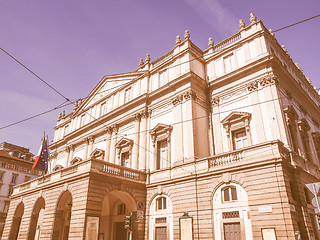 Image showing Teatro alla Scala Milan vintage