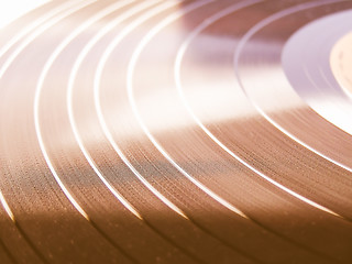 Image showing  Vinyl record vintage