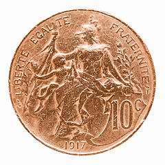 Image showing  France coin vintage