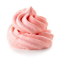 Image showing pink whipped cream