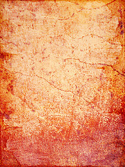 Image showing Red and orange rusty metal background