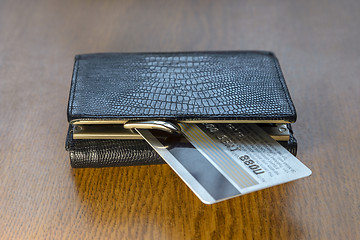 Image showing Wallet and credit card