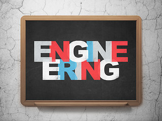 Image showing Science concept: Engineering on School Board background