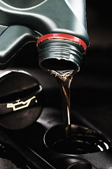 Image showing Fresh motor oil