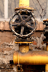 Image showing Rusted valve