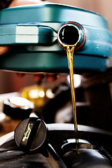 Image showing Fresh motor oil