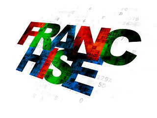 Image showing Business concept: Franchise on Digital background