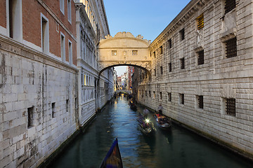 Image showing Bridge of Sighs, Venice, Italy.