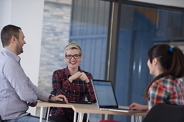 Image showing startup business team on meeting