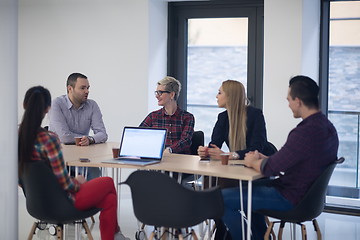 Image showing startup business team on meeting