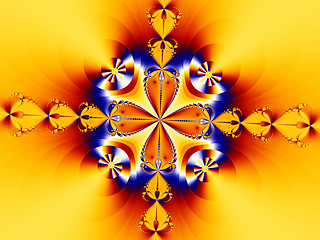 Image showing Orange Fractal